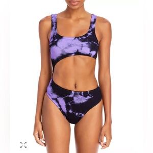 NWOT Bond-eye Maya Purple Tie Dyed
Monokini One Piece